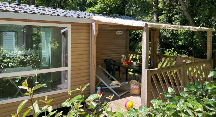 Mobil-home Loggia camping Le Petit Rocher