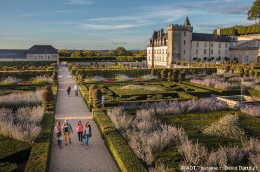 Jardins du Château de Villandry Camping la Mignardière proche Châteaux de la Loire